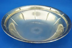 Art Deco Tafelaufsatz aus Silbermetall von Krupp Milano, 1940er