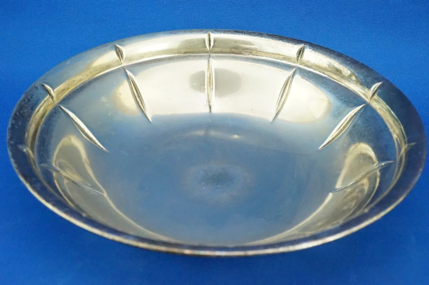 Art Deco Tafelaufsatz aus Silbermetall von Krupp Milano, 1940er