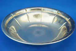 Art Deco Tafelaufsatz aus Silbermetall von Krupp Milano, 1940er