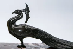 Art Deco Tischlampe mit Marmorfuß, 1930