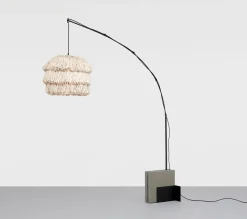 Beige Fran L Stand Stehlampe von Llot Llov