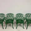 Belgischer Vintage Gartentisch mit Stühlen von De Puydt, 1950er, 5er Set