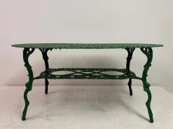 Belgischer Vintage Gartentisch mit Stühlen von De Puydt, 1950er, 5er Set
