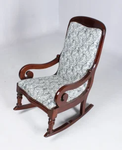 Biedermeier Schaukelstuhl, 1840er
