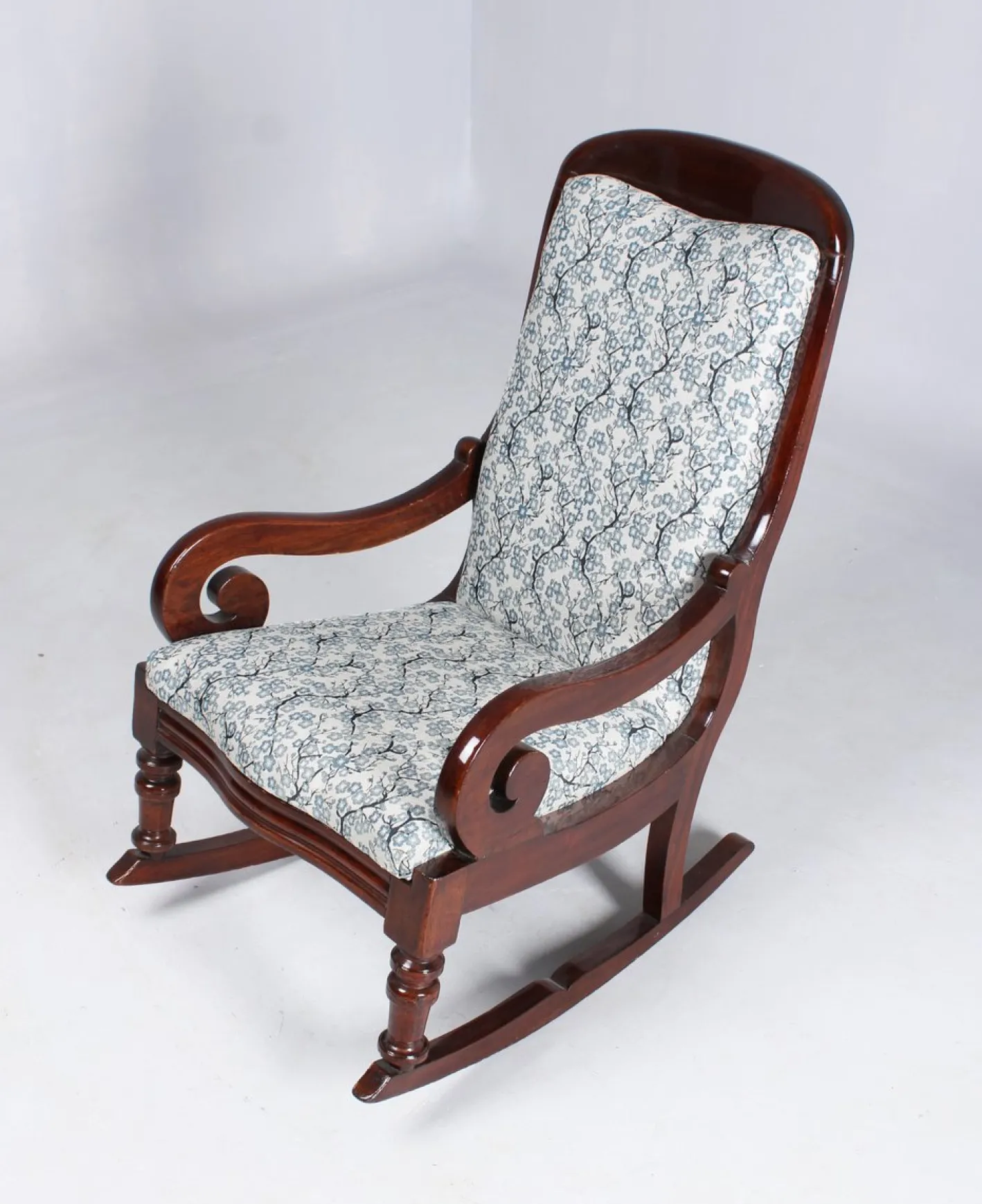 Biedermeier Schaukelstuhl, 1840er