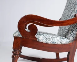 Biedermeier Schaukelstuhl, 1840er