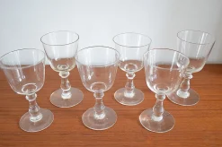 Biedermeier Weingläser, 1880er, 6er Set