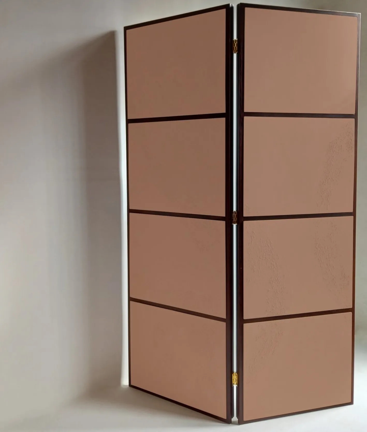 Braune Trennwand von Pietro Meccani für Meccani Arredamenti, 1993