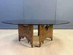 Brutalistischer Couchtisch aus Bronze, 1970er