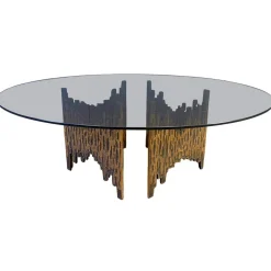 Brutalistischer Couchtisch aus Bronze, 1970er