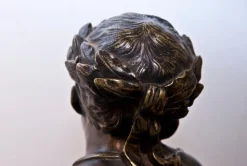 Büste des jungen Kaisers aus Bronze, 19. Jh