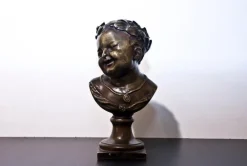 Büste des jungen Kaisers aus Bronze, 19. Jh