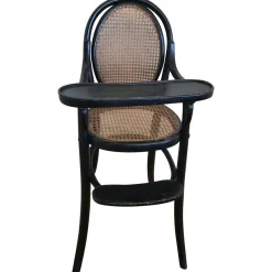 Bugholz Kinderstuhl mit Tablet & Fußstütze von Thonet