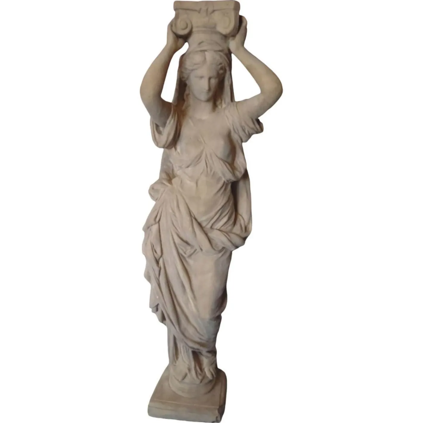 Cariatide aus rekonstruiertem Stein, 1950er