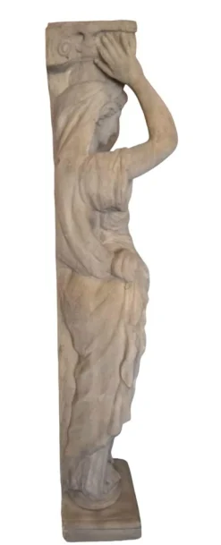 Cariatide aus rekonstruiertem Stein, 1950er