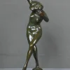 C. Binder, Die Tänzerin mit dem Tamburin, Frühes 20. Jh., Bronze