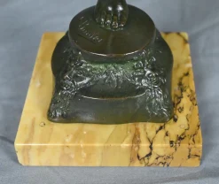 C. Binder, Die Tänzerin mit dem Tamburin, Frühes 20. Jh., Bronze