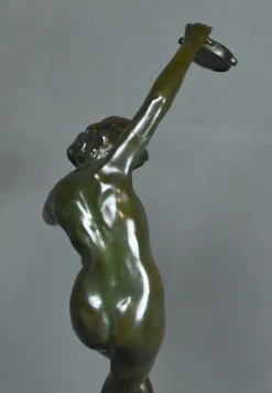 C. Binder, Die Tänzerin mit dem Tamburin, Frühes 20. Jh., Bronze
