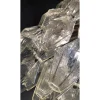 Champagner Poliedro Murano Glas Kronleuchter von Simoeng, 2er Set