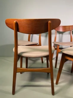 CH-30 Esszimmerstühle von Hans Wegner für Carl Hansen & Søn, 1950, 6er Set