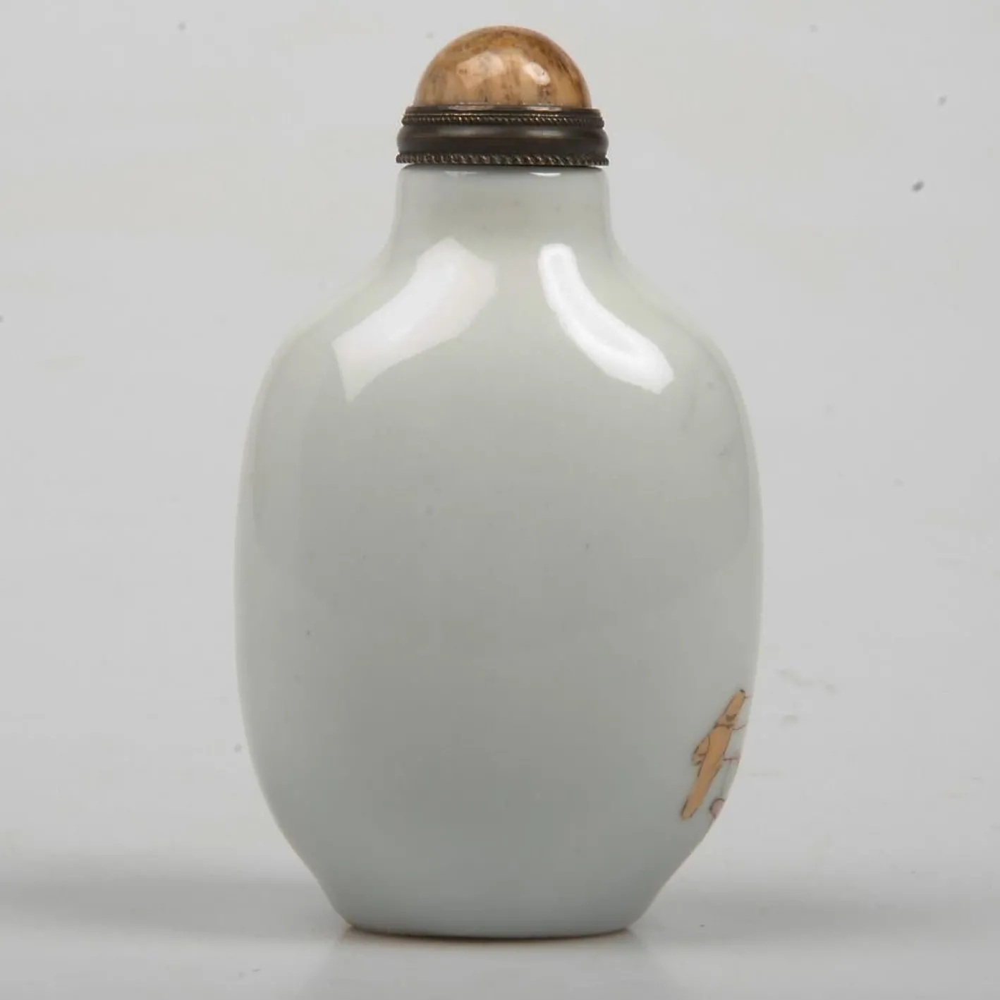 Chinesische Schnupftabakflasche aus Porzellan, 1930er