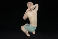 Clelia Le Bertetti, Große Aktskulptur, 1920er, Keramik