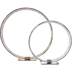 Collection Orione 2.0 Tischlampe aus Metall & Kristallglas von Jago