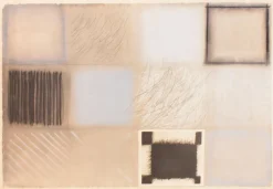 Composition - Original Mixed Media on Paper von Guido Strazza - 1979 1979
