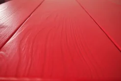 Craft Tisch aus gebürstetem Rot, 2000er
