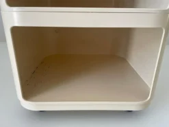 Cremefarbener Modell 4970 Nachttisch von Anna Castelli für Kartell, 1970er