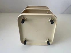 Cremefarbener Modell 4970 Nachttisch von Anna Castelli für Kartell, 1970er
