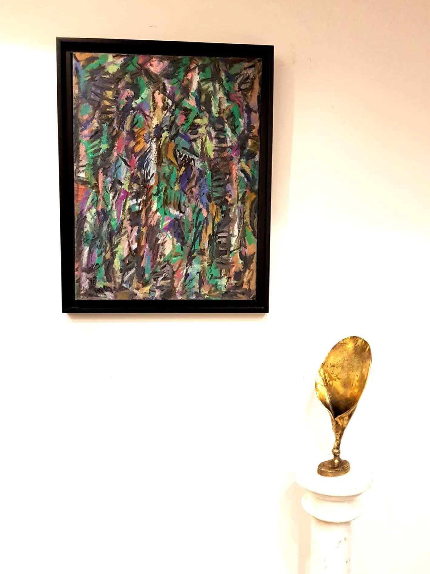 David Lan Bar - Composition - 1978 - Öl auf Leinwand 1978