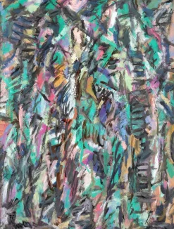 David Lan Bar - Composition - 1978 - Öl auf Leinwand 1978