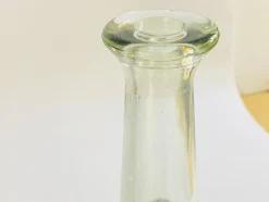 Dekorative Vintage Glasflaschen aus Glas, 1960er, 2er Set
