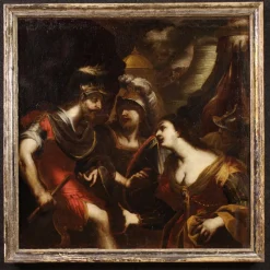 Der Streit zwischen Agamemnon und Achilles über Briseis, 1640, Öl auf Leinwand