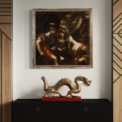Der Streit zwischen Agamemnon und Achilles über Briseis, 1640, Öl auf Leinwand