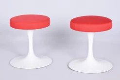 Deutsche Mid-Century Sitzgruppe aus Aluminium von Eero Saarinen, 1950er, 5er Set