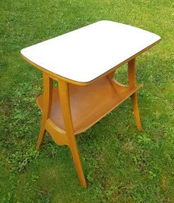 Deutscher Zeitungsständer aus Buche von Ilse Möbel, 1950er