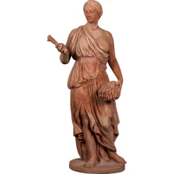 Die 4 Jahreszeiten Statuen aus Terrakotta Impruneta, Ende 20. Jh., 4er Set