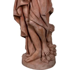 Die 4 Jahreszeiten Statuen aus Terrakotta Impruneta, Ende 20. Jh., 4er Set