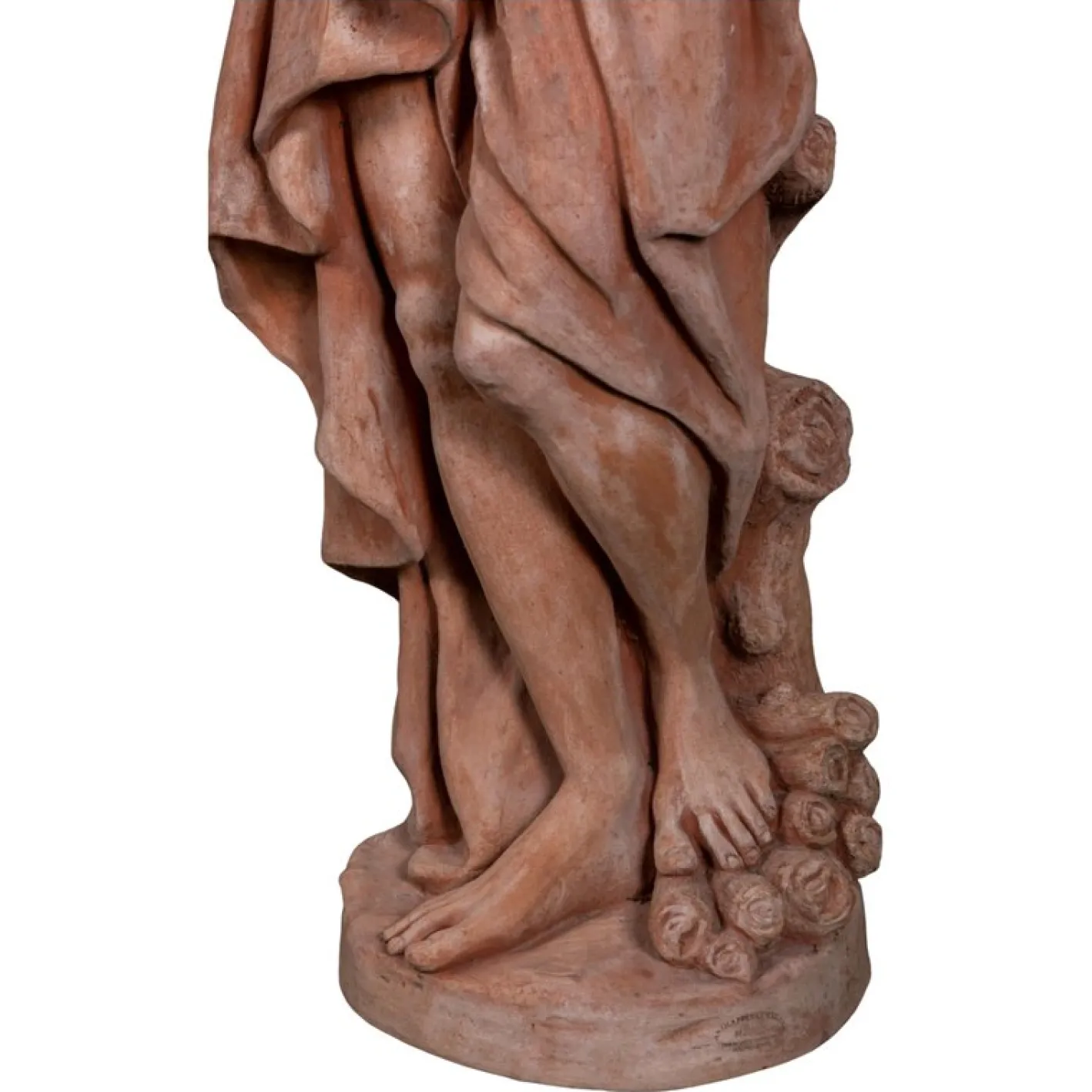 Die 4 Jahreszeiten Statuen aus Terrakotta Impruneta, Ende 20. Jh., 4er Set