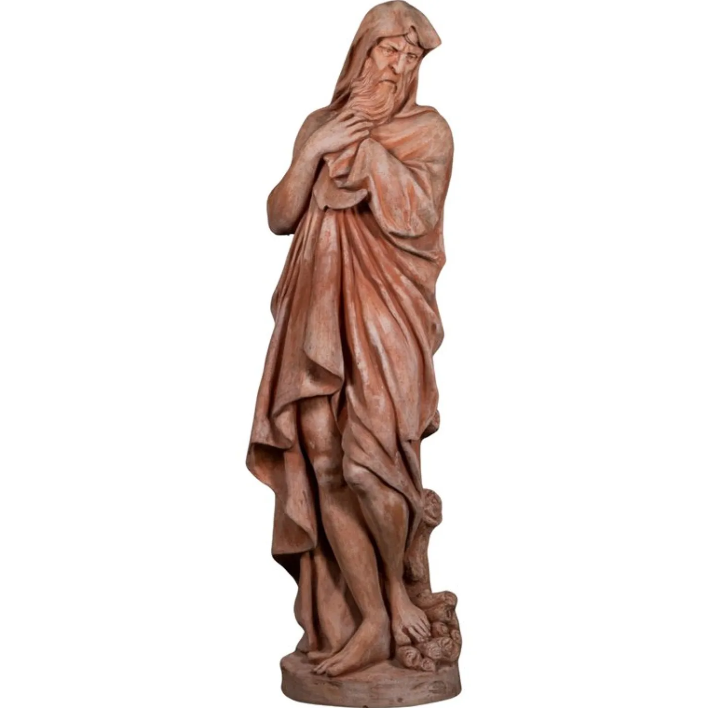 Die 4 Jahreszeiten Statuen aus Terrakotta Impruneta, Ende 20. Jh., 4er Set