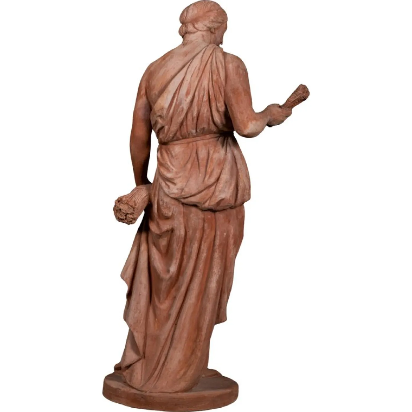 Die 4 Jahreszeiten Statuen aus Terrakotta Impruneta, Ende 20. Jh., 4er Set