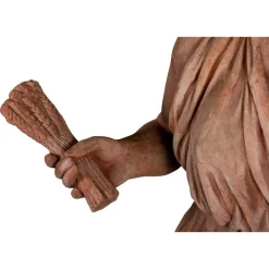 Die 4 Jahreszeiten Statuen aus Terrakotta Impruneta, Ende 20. Jh., 4er Set