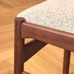 Dänische Esszimmerstühle aus Teak & Nussholz, 1950