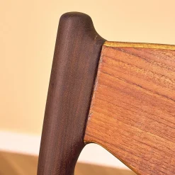 Dänische Esszimmerstühle aus Teak und Nussholz von Ærthøj Jensen & Mølholm, 1960, 4er Set