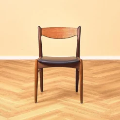Dänische Esszimmerstühle aus Teak und Nussholz von Ærthøj Jensen & Mølholm, 1960, 4er Set