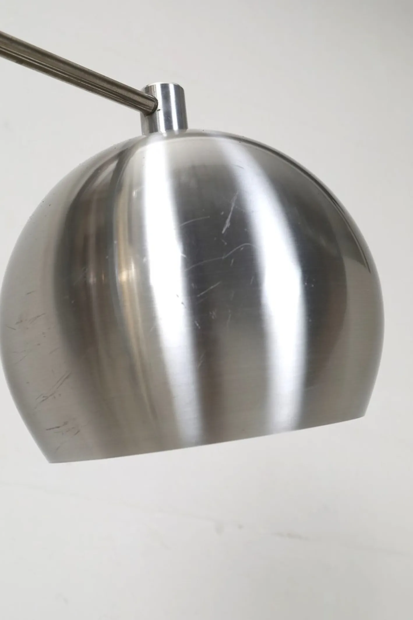 Dänische Mid-Century Stehlampe mit Doppelleuchte, 1970er