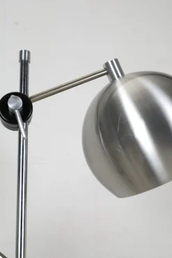 Dänische Mid-Century Stehlampe mit Doppelleuchte, 1970er