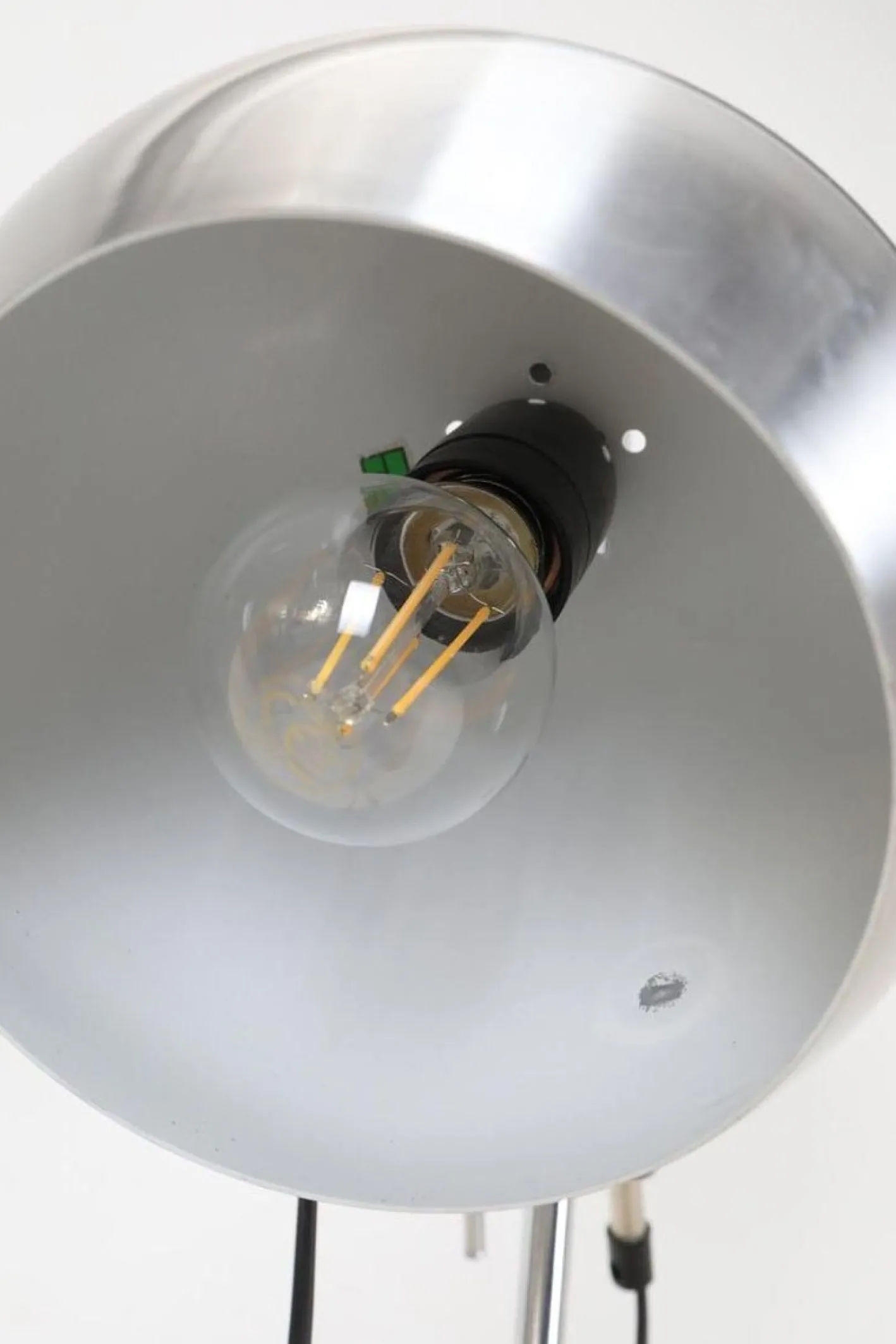 Dänische Mid-Century Stehlampe mit Doppelleuchte, 1970er